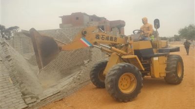 حملات مكثفة لإزالة التعديات بالعبور الجديدة خلال إجازة العيد