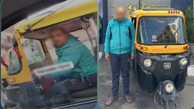 ضبط سائق توك توك اعتدى على قائد سيارة بالإسكندرية