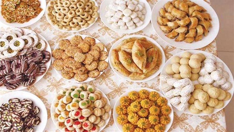 حلويات أول أيام العيد،