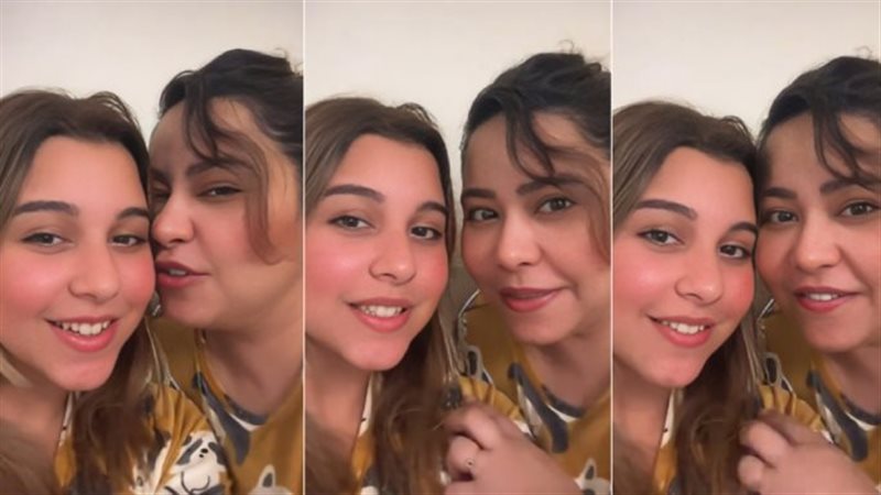 شيرين وابنتها 