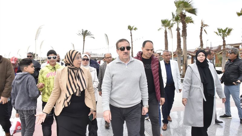 محافظ بورسعيد يتفقد