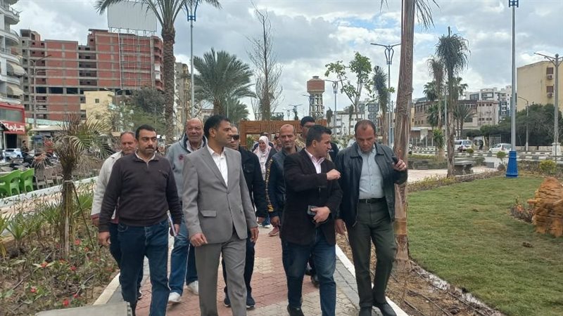 جولة بحدائق المنصورة،