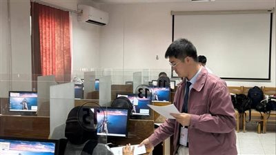 بمشاركة 93 دارسًا، معهد كونفوشيوس بجامعة القناة ينظم اختبارات HSK وHSKK 