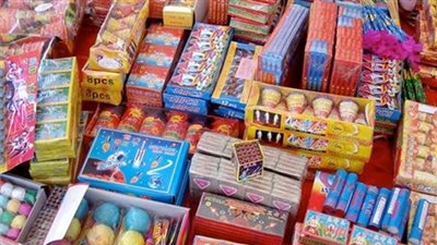 ضبط 3500 قطعة ألعاب نارية و30 قضية متنوعة في حملة بالجيزة
