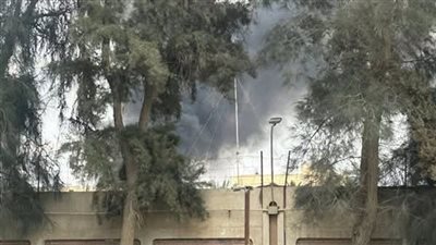 السيطرة على حريق سوق أكتوبر دون إصابات والمعمل الجنائي يفحص الموقع