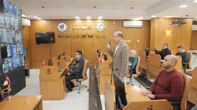 محافظ المنيا يواصل
