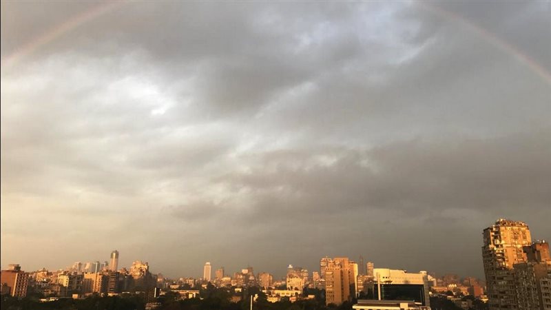 ظهور قوس قزح بالشرقية،