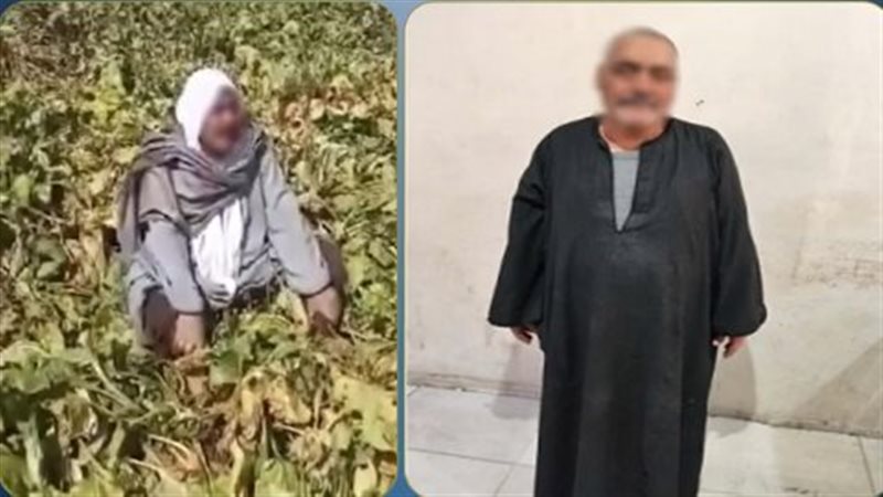 ضبط مزارع ادعى تلف