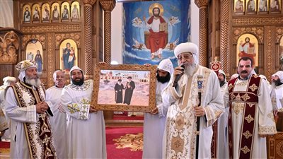 البابا تواضروس: الأنبا باخوميوس كان مختارا وخدم الكنيسة بأمانة ومحبة