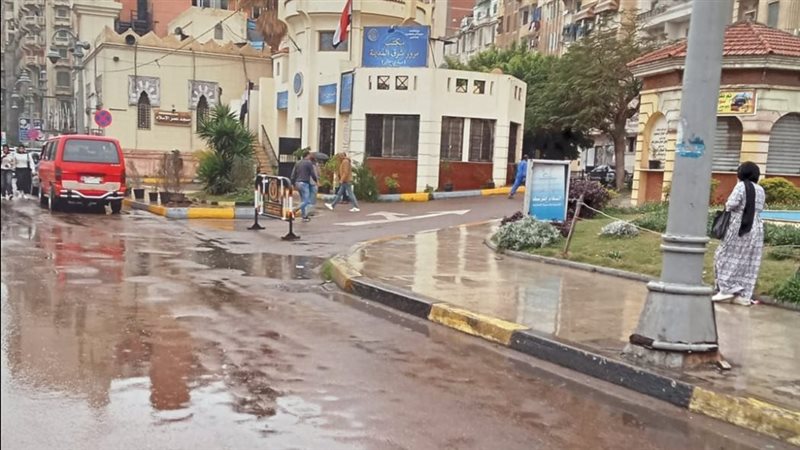 استمرار هطول الأمطار