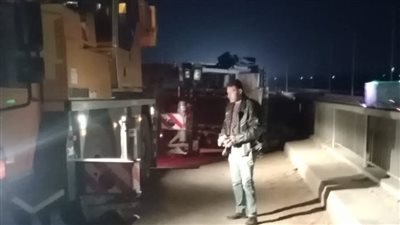 إصابة شخصين في انقلاب سيارة نقل بالدقهلية ​