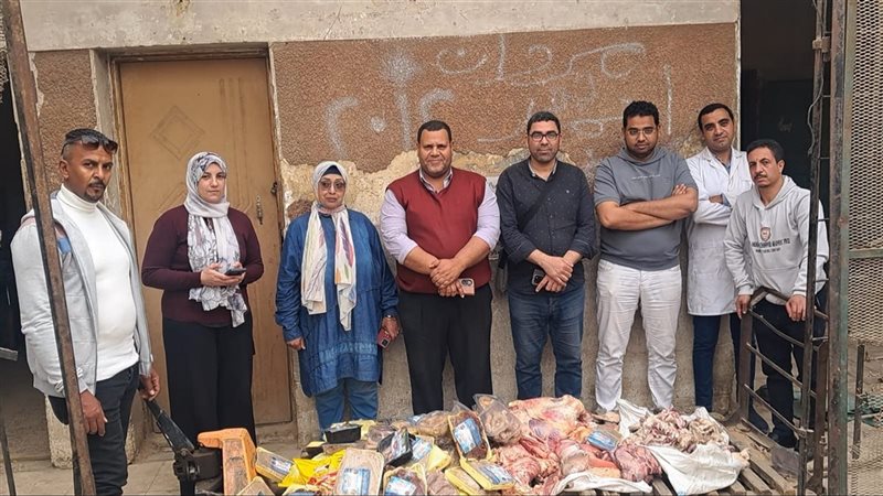 ضبط 200 كيلو لحوم