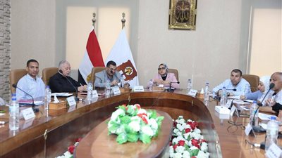 محافظ الوادي الجديد تتابع توفر السلع الأساسية والجاهزية لموسم حصاد القمح 