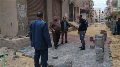 رفع كفاءة الشوارع الداخلية بديرب نجم في الشرقية 