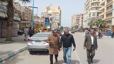 حملات لضبط إشغالات شارع الإسكندرية وفرض الانضباط الكامل بمرسى مطروح