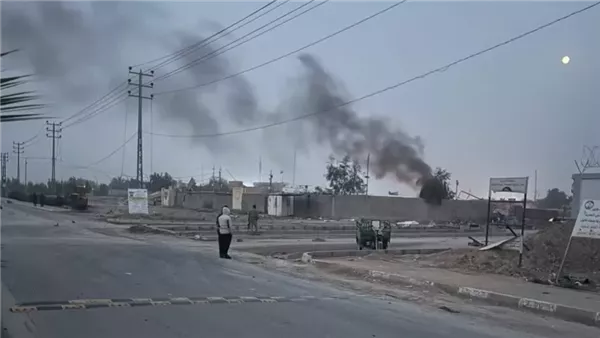 قصف جوي مجهول يستهدف مقر الحشد الشعبي في الأنبار ويوقع ضحايا