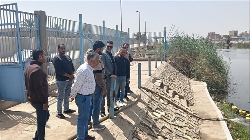 متابعة تسريب ترعة