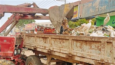 حملة لإزالة الإشغالات وتحسين كفاءة الطرق في 3 مراكز بالفيوم