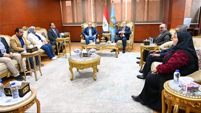 علاء عبدالمعطي يستقبل وزير الري في مستهل زيارته لمحافظة الغربية