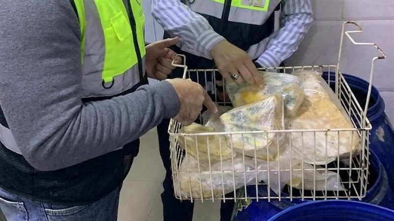 ضبط نصف طن جبن غير