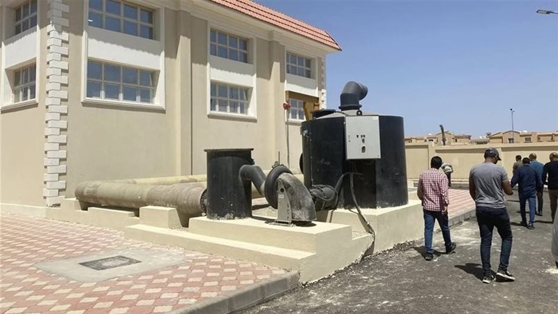 أعمال محطة رفع الصرف