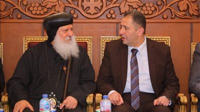 ​محافظ دمياط يشارك الأخوة الأقباط احتفالات عيد القيامة بكنيسة العذراء