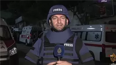استشهاد مراسل قناة “الجزيرة” في غزة بعد استهداف سيارته بمسيرة إسرائيلية
