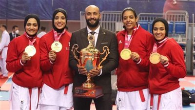 سيد نصر رئيسا لمنتخب الكاراتيه في بطولة 