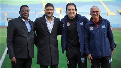 بيراميدز يحتفي برئيس الاتحاد الكونغولي وكوبر |صور