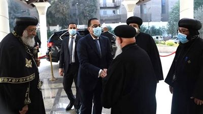 مدبولي يتوجه لمقر الكاتدرائية بالعباسية لتهنئة البابا تواضروس بعيد الميلاد المجيد