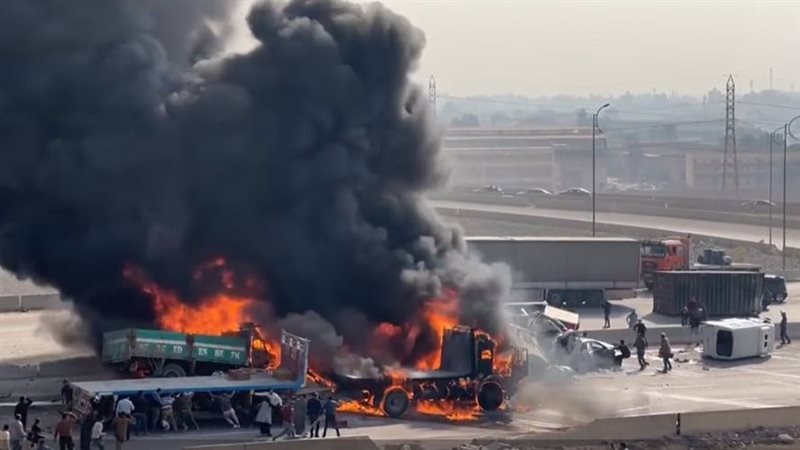 حادث الدائرى الاوسطى