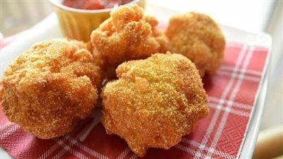 طريقة عمل كرات القرنبيط المقلية المقرمشة