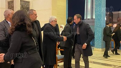 مصطفى عبده وشوقي غريب وأحمد فتحي وأمير توفيق في عزاء إبراهيم حجازي | فيديو وصور