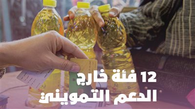 12 فئة خارج الدعم التمويني | إنفوجراف