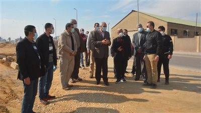 محافظ الجيزة يتفقد توسعات الطرق بالاحياء |صور