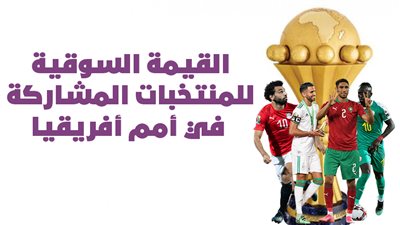 القيمة السوقية للمنتخبات المشاركة في أمم أفريقيا | انفوجراف