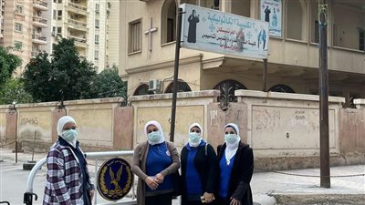 قوافل تطعيم كورونا بكنائس الإسكندرية