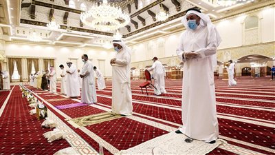 غدًا.. إعادة تطبيق التباعد الاجتماعي في المساجد بالكويت