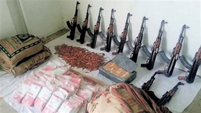 ضبط 344 قطعة سلاح ناري وأبيض بحوزة 130 متهما فى المحافظات