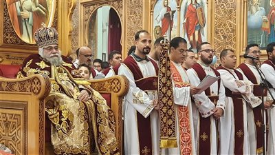 ٢٨ صورة ترصد قداس عيد الميلاد المجيد للأقباط الأرثوذكس بالإسماعيلية