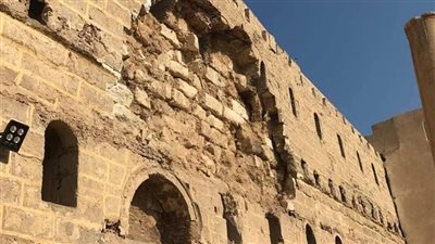 5 معلومات عن الدير الأبيض الأثري بعد تساقط أجزاء من الجدار الشمالي للسور 