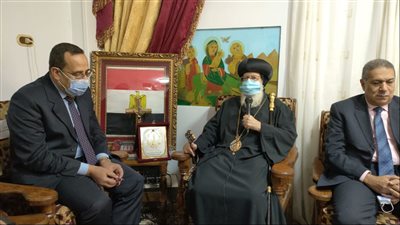 محافظ شمال سيناء والقيادات التنفيذية يهنئون الأقباط بعيد الميلاد