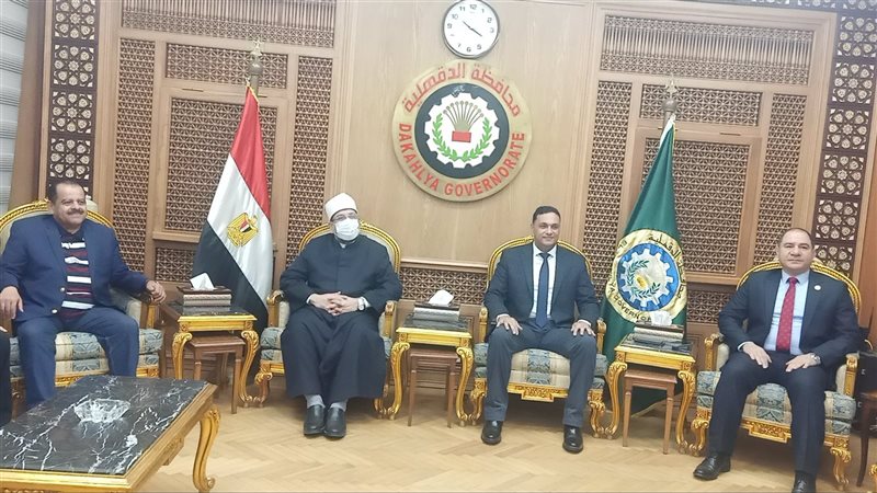 استقبال وزير الاوقاف