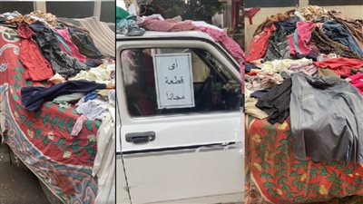 ملابس ببلاش.. صاحب كشك سوشي يطلق مبادرة لكساء الفقراء | فيديو 