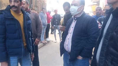 انهيارعقار في منطقة الجمرك بالإسكندرية 