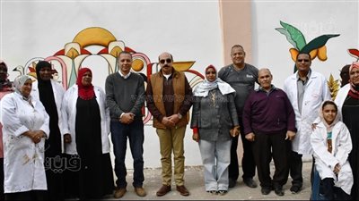 محافظ أسوان يتفقد مشروع الهوية البصرية |صور