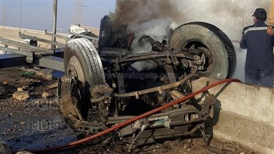  أسماء ضحايا ومصابي حادث تصادم ميكروباص وسيارة نقل على طريق أسيوط الغربي 