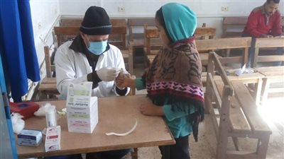 فحص 63 ألف تلميذ ضمن المبادرة الرئاسية لاكتشاف أمراض سوء التغذية بالمنيا