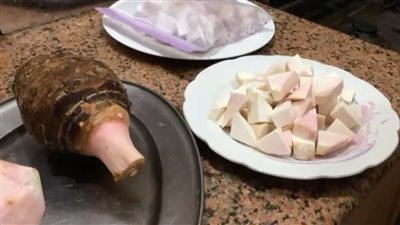 طريقة تخزين القلقاس لمدة عام كامل زي الجاهز