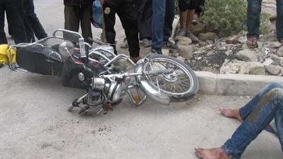 مصرع عامل دليفري في حادث تصادم بالغربية 